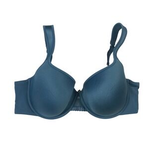 ThirdLove 24/7 Classic Full Coverage Bra Slate Blue 32E Memory Foam Underwire